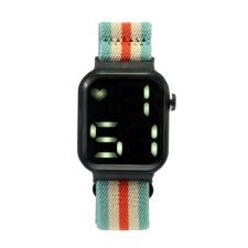 Electronic watch watches with textile strap
