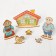 Puppet Theater fairy tales on the table "Kurochka Ryaba"
