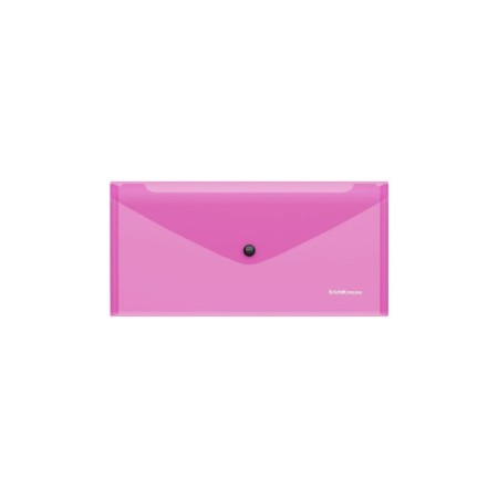 Folder-convert on the button 255 x 130 mm (Travel) Erichkrause "Glossy Vivid", translucent, 180 μm, blue-1