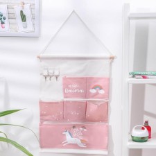 ORGANIZER OF ORGANIZATION WITH PARNES OF THE COMPLETEN OF SUNROOKS 6 departments, 50 × 35 cm, pink color