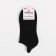 Women's socks shortened, black color, size 36-40