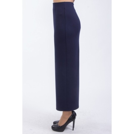 Female skirt, size 44, blue color-3