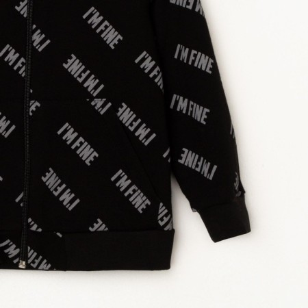 Children's sweatshirt with a hood KAFTAN "Rock on" p. 34 (122-128)-2