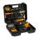 DREAR DREAR DEKO DKCD12FU -LI-ION, 12 V, 2x2 Ah, case + set of tools 104 pcs.