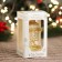 Christmas tree decoration "Clock-Tumb", a transparent series, in a gift package, H-11CM