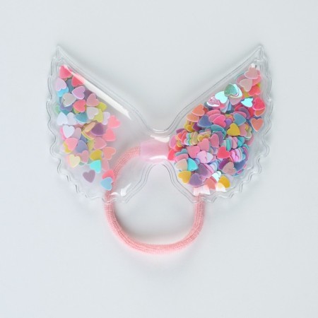 Hair elastic band with a shaker "The most beautiful", D = 5 cm-3