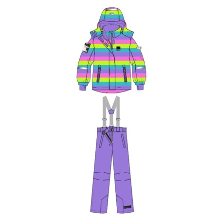 Winter kit for the girl PlayTode: jacket and trousers, height 152 cm-15