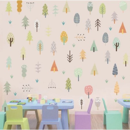 Stick plastic interior color "Color Forest" 30x90 cm