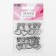 Automatic lock for metal zippers, No. 5, decorative, 10 pcs, Nickel color