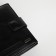 Male purse on magnet 3 in 1, department for auto documents, passports, black color