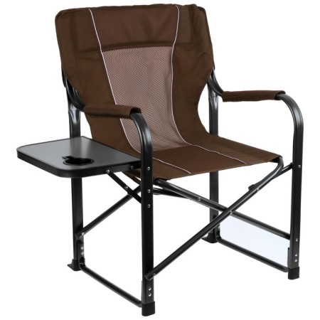 Tourist chair Maclay, table with a cup holder, 63x47x94 cm, brown color-5