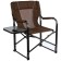 Tourist chair Maclay, table with a cup holder, 63x47x94 cm, brown color