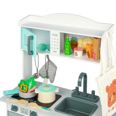 Children's wooden game cuisine "Gracie Stile" with 27 accessories-6