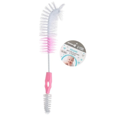 Broshik 2 in 1 for bottles and nipple, color mix-6