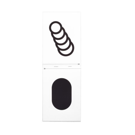 The training book “Black and white pictures. Forms and figures ”, according to the methodology of Doman, 20 p.-3