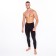 Male thermal underwear (pants), black color, size 56