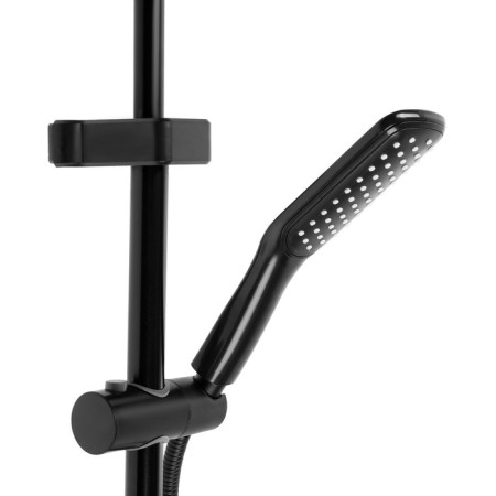 The shower system Zein Z3869, mixer, tropical and hand watering can, aluminum, black-9