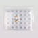 Airman - an organizer for a month, 21.3 × 17.5 × 2.7 cm, 30 sections, color transparent color