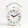 Alarm clock "Ronan", with backlight, 16 x 11 cm, white
