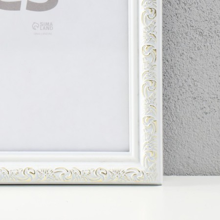 Photo frame Plastic "Vintage" 40x60 cm, white-1