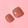 Follow legs "Perfect pedicure. Classic jacket ", 24 pcs, adhesive plates, beige/white color