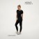 Women's T -shirt, basic, size S (44), black color