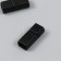 Black Magnetic metal fastener 0.7x2.3x0.9 cm