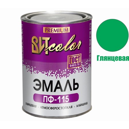 Enamel Vitcolor PF-115 Green GOST 0.8 kg-1