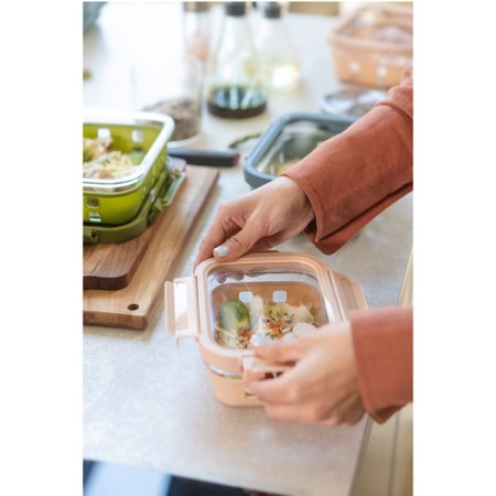 Container for baking, storage and carrying of products in the Smart Solutions cover, green color, 640 ml-8