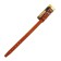 Collar zoonik "Premium-classic" Leather double, 41-53 x 3 cm, orange