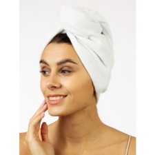 Terry towel for drying hair Sofi de Marko Beatrice, 380 gr, size 26x58cm, white color