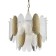 Suspended lamp 40W, 9XE14, 78x49 cm, brass