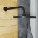 Holder for the upper shower IDDIS 001bb35i61, 350x21x97 mm, black