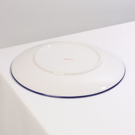 Poramic plate "Boda", d = 22 cm, blue color-3