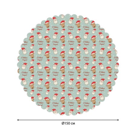 The tablecloth “Great Congratulation”, Round, Saten, D = 150 cm-1