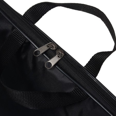 Folder with handles textile A4, 350 x 270 x 20 mm, calligrata "office", nylon 600D, two -tone Kant, black-7