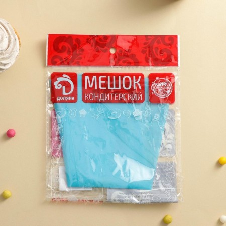 Confectionery bag of the Sineva, 46 × 25 cm, blue color-6