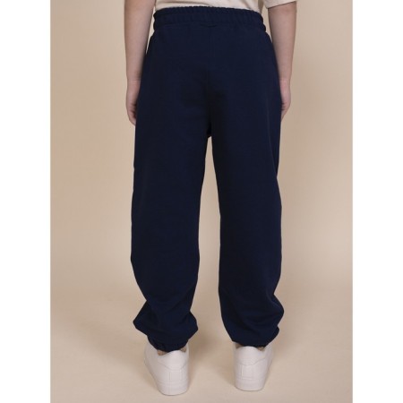 Pants for boys, height 110 cm, dark blue color-1