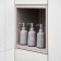 Magma liquid soap dispenser. Moroshka, 7x7x17.8 cm, gray color
