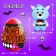 Surprise toy "Monster" in the egg, with stickers