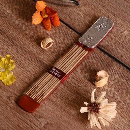 Karma 10 sticks with a wooden stand white sage-1