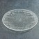 Plate "pizza", d = 35 cm, the color is transparent