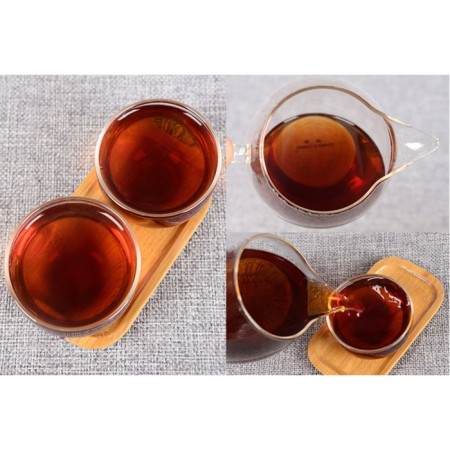 Chinese sustained black tea "Shu puer. Bulang Chen Xiang", 357 gr, 2015, Yunnan, damn 9460-2