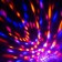Light device "Around the sphere" 12 cm, E27, speaker, remote control, glow RGB
