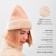 Women's hat minku, beige color, rr 56-58