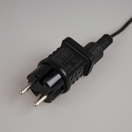 Girlyanda "BelT-Light" 5 m with nozzles "dew", IP44, UMS, dark thread, 50 LED, white glow, 3 V-4