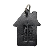 Key key, genuine leather, 50x70x2 cm, black