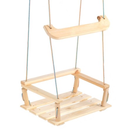 Wooden -suspended chair, seat 30 × 40cm-2