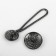 Decorative fastener, d = 2.5/3 cm, black color