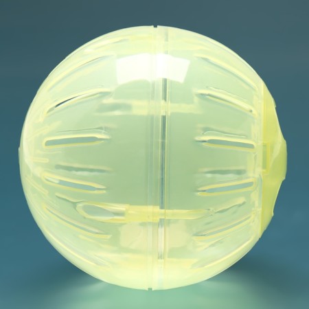 Ball for rodents 12 cm, yellow-4